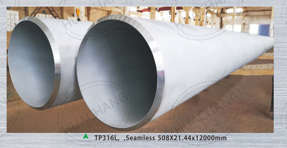 ASTM AISI DIN EN JIS Big Diameter SS316 Seamless Pipe 1mm-80mm