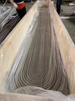 ERW Heat Exchanger Pipe For Heat Treatment Needs Round Coiling Shape
