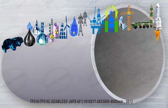 Heavy Wall 316 Stainless Steel Pipe For High Pressure And Temperature Applications